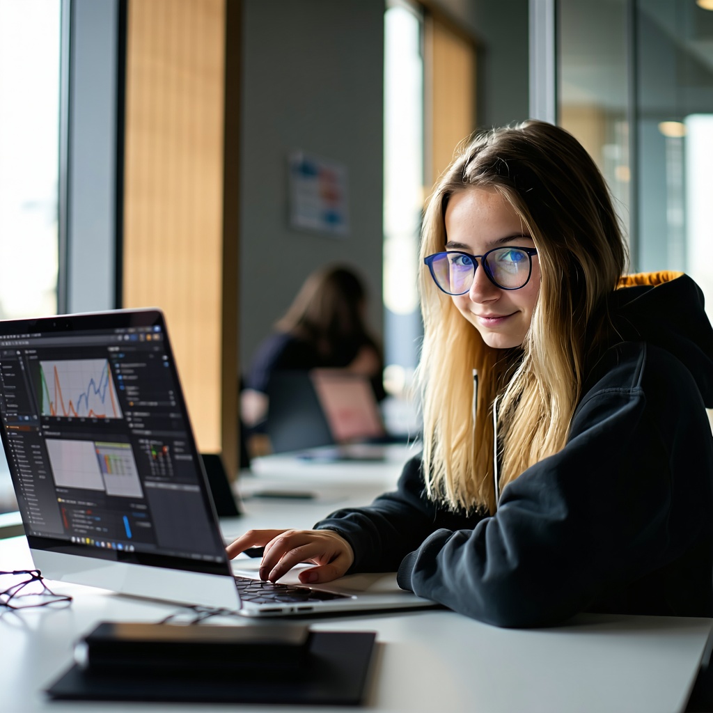 KI-generert bilde av student