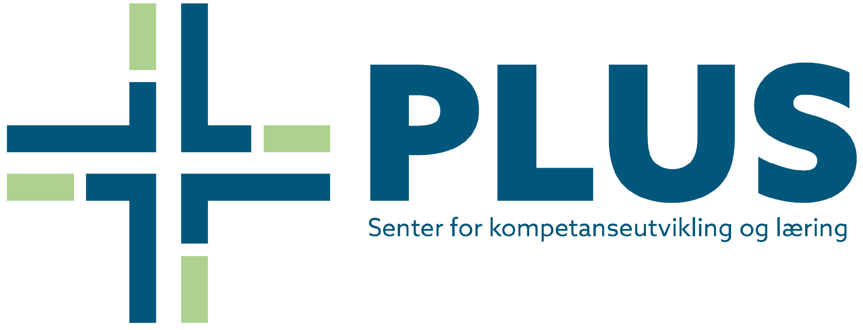 Plus-logo med teksten senter for kompetanseutvikling og læring.