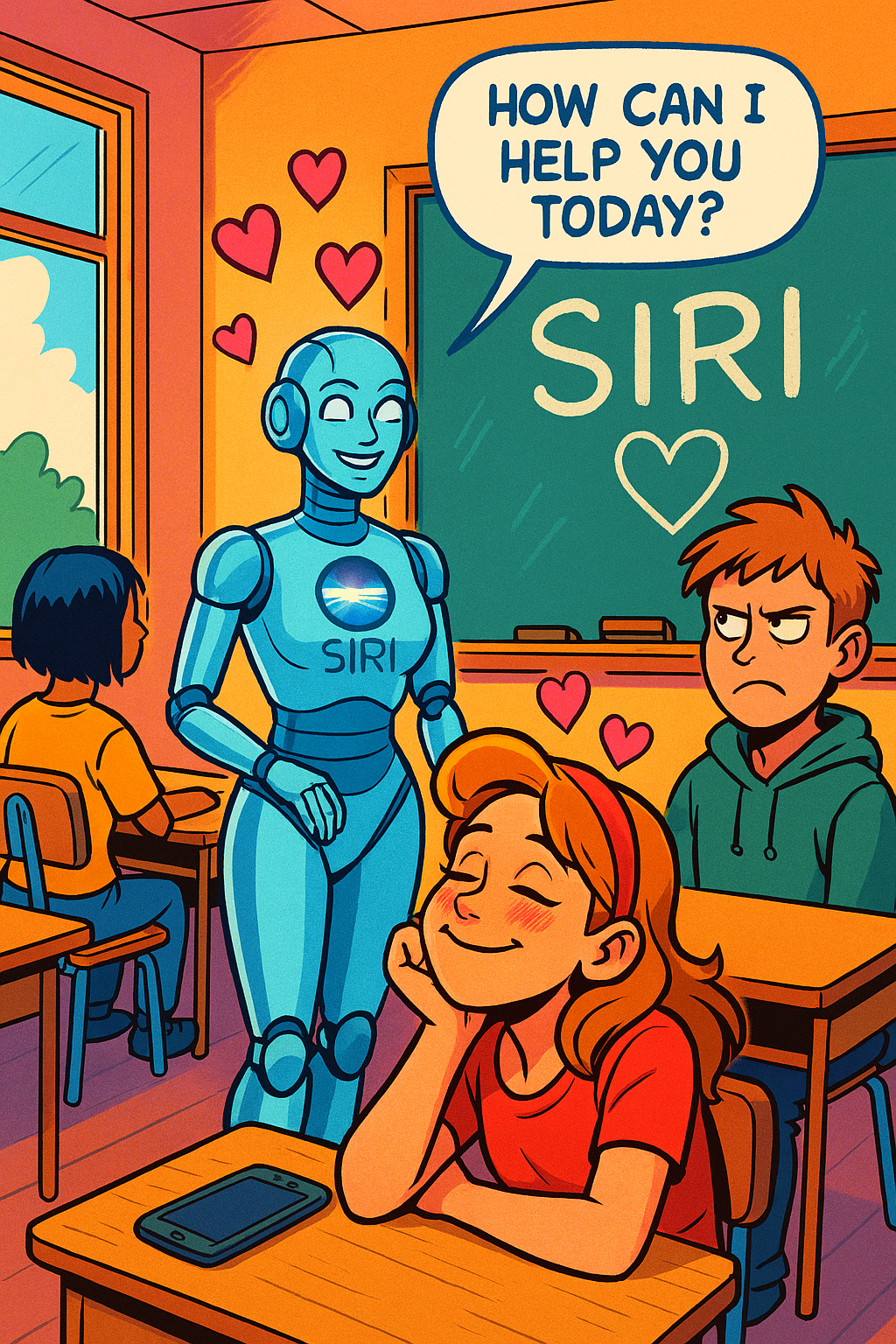 Hun er forelska i Siri, og ikke i meg…