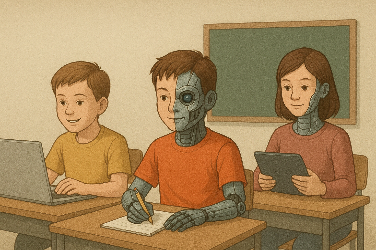 Blir elever mer og mer robot i klasserommet?